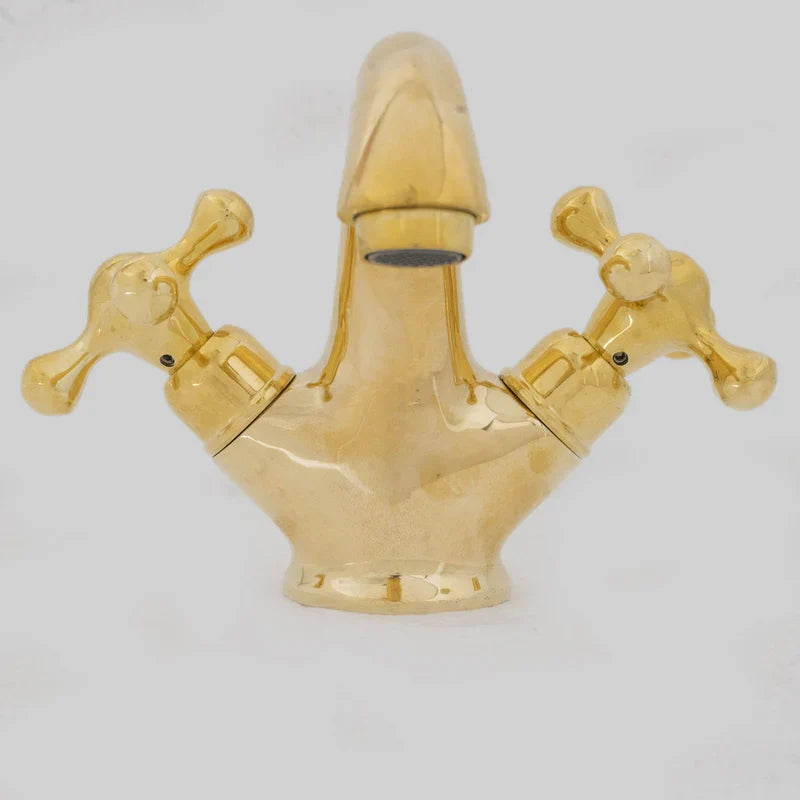 Brass Single Hole Bathroom Faucet - Bath Vanity Faucet