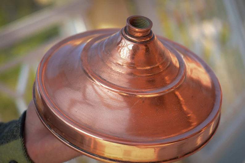 Rain Shower Head, Copper Showerhead, Round Showerhead, Works Outdoor