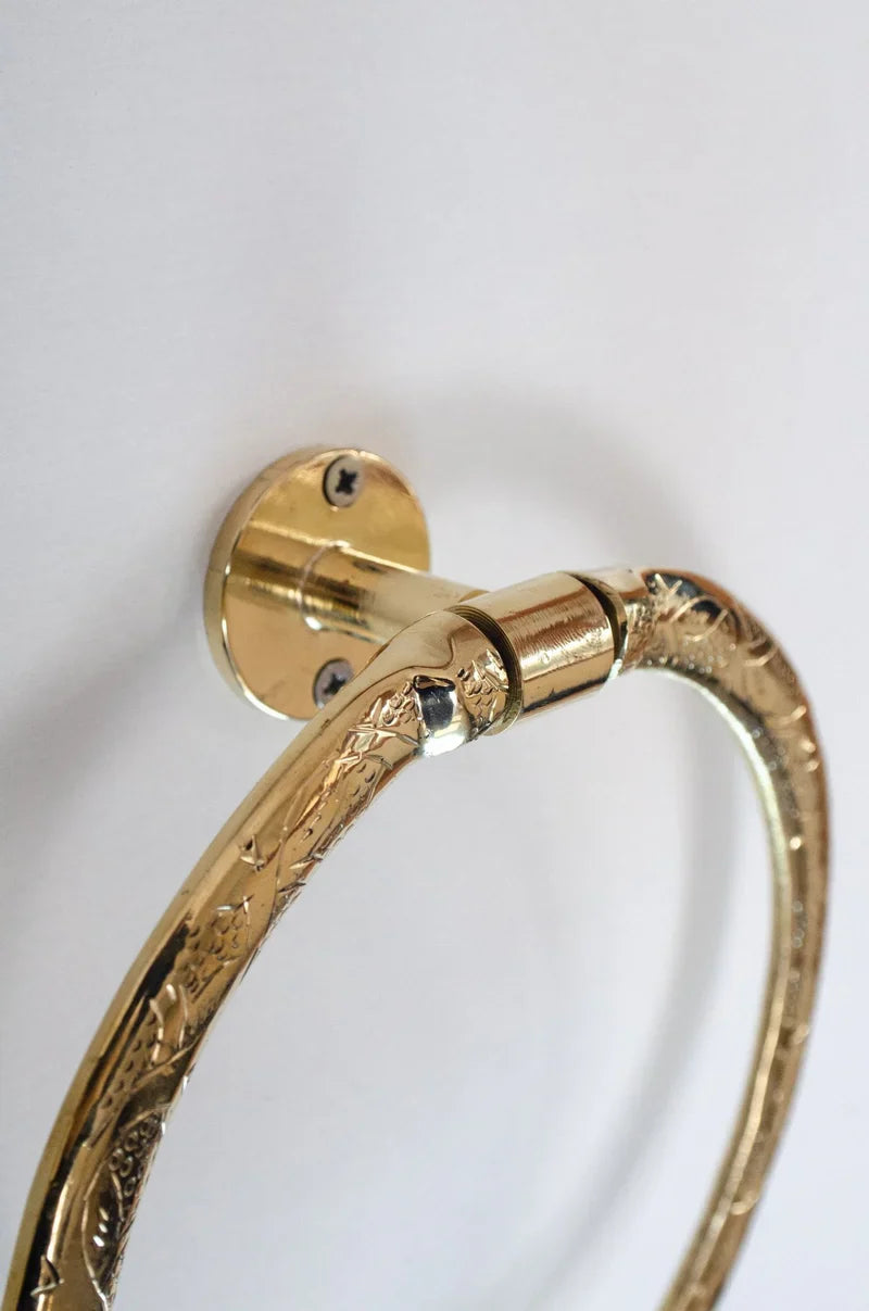 Brass Towel Holder For Bathroom