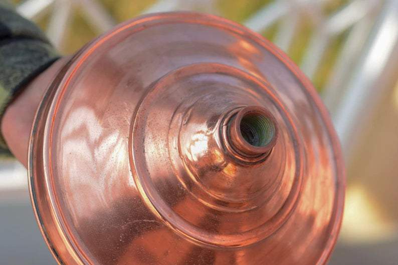 Rain Shower Head, Copper Showerhead, Round Showerhead, Works Outdoor