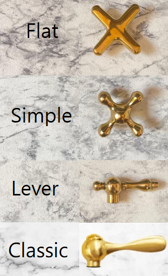 Brass V-Style Bridge Kitchen Faucet, Arched Brass Tap