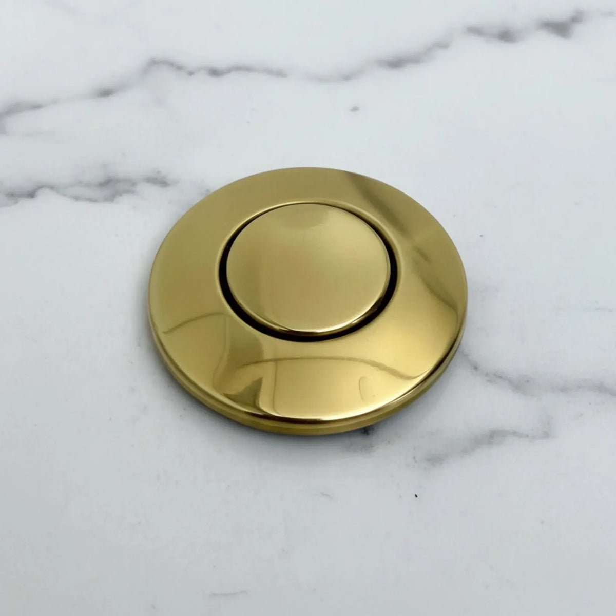 Unlacquered Brass Air Switch Kit for Garbage Disposal