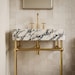 Unlacquered Brass Console Legs- Custom Sizing Available.