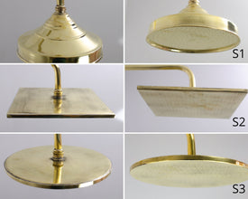 Brass shower - Antique Brass Shower Fixtures ISH02